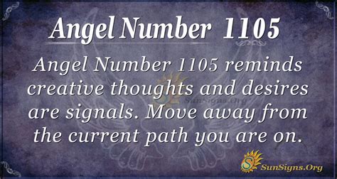 1105 Angel Number Meaning